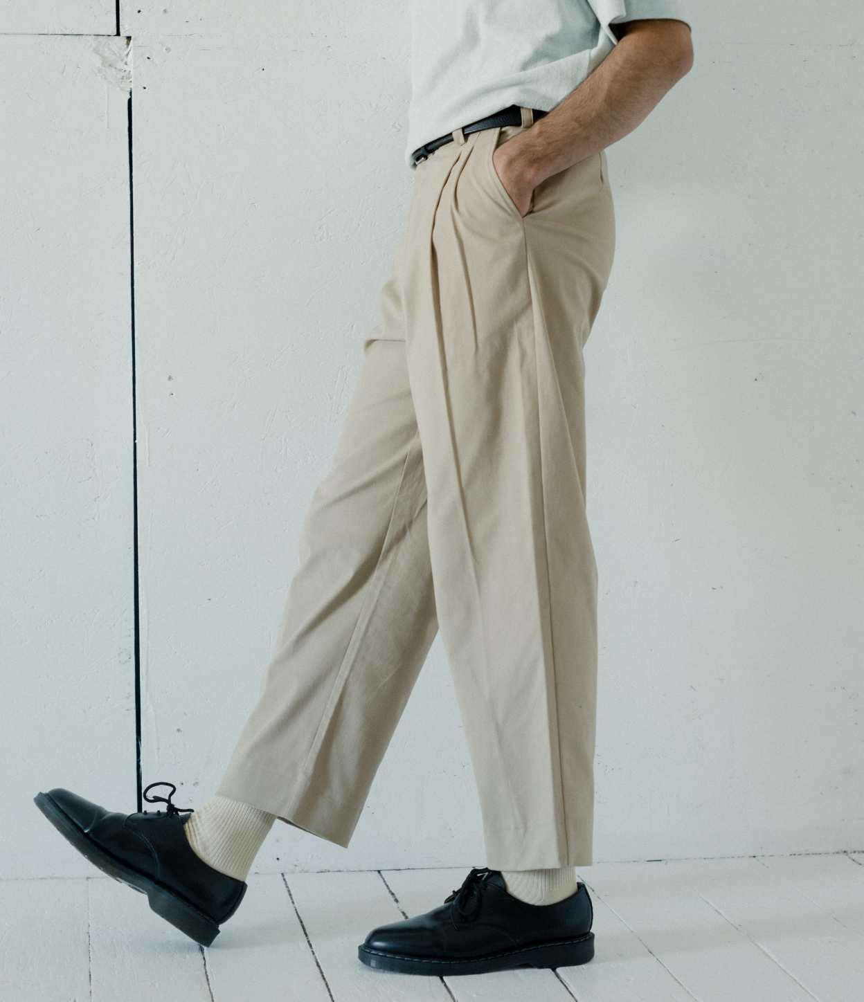Bosden Pleated Trouser | Tan