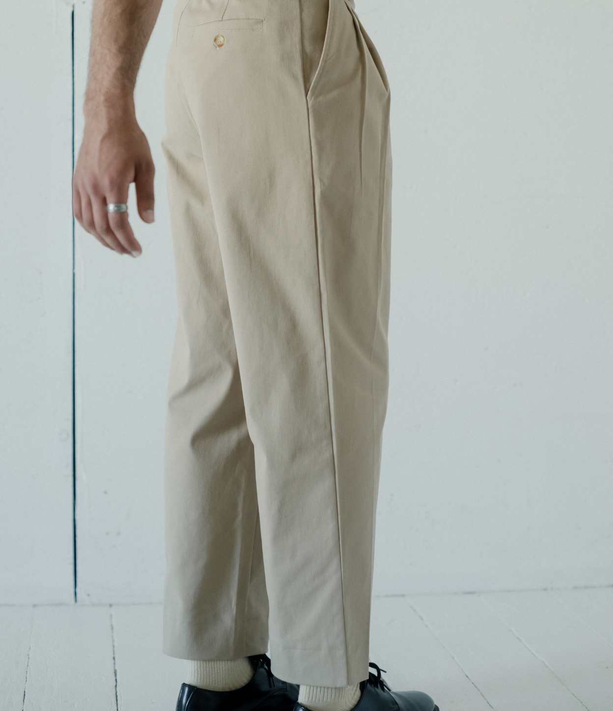 Bosden Pleated Trouser | Tan